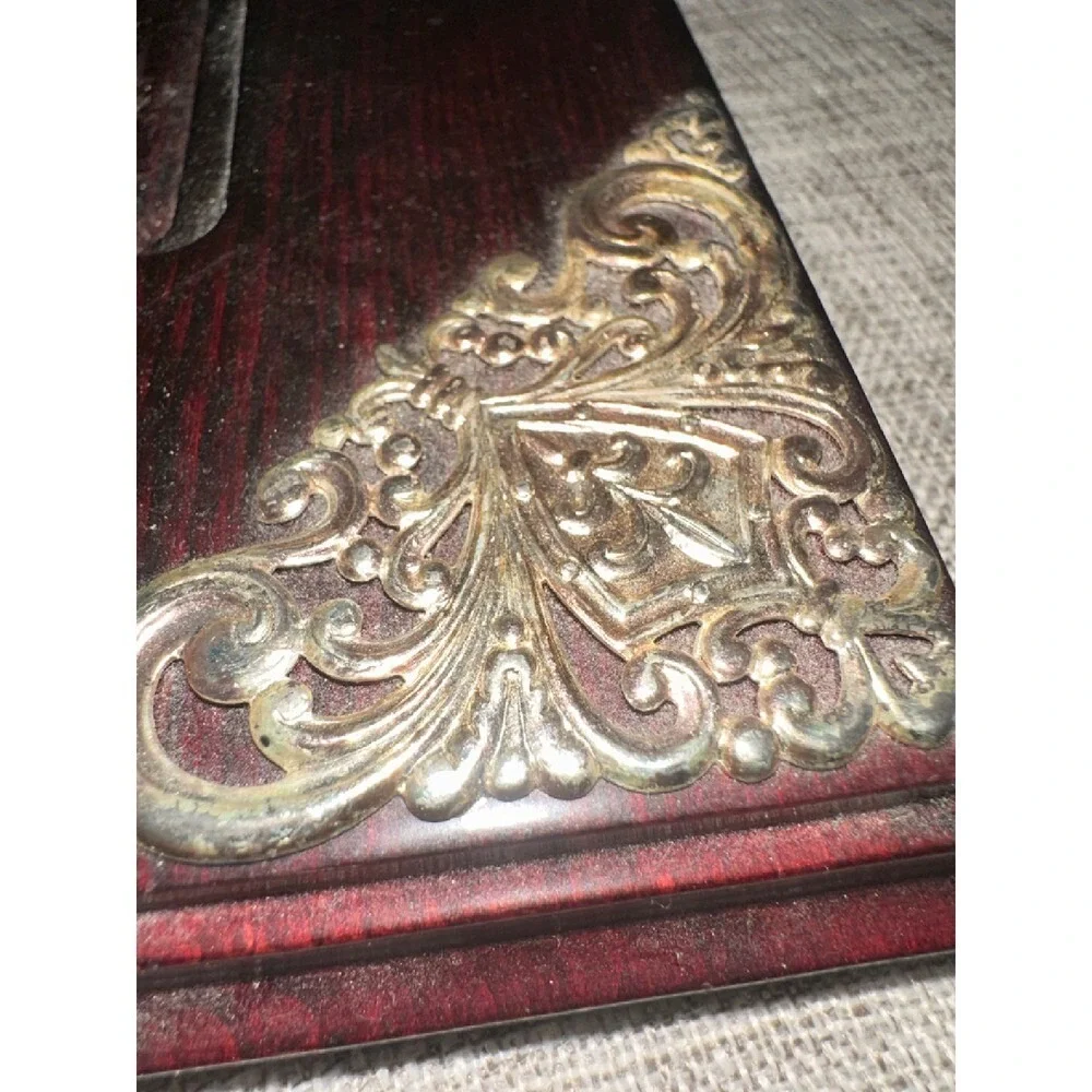 Madonna Child Plaque 16x13 Silver Plated Icon Catholic Wall Art Italy Wood Frame